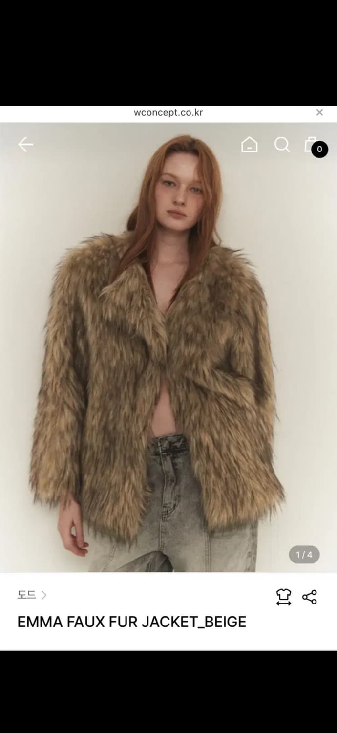 DODE 도드 엠마퍼자켓 EMMA FAUX FUR JACKET 상품이미지1