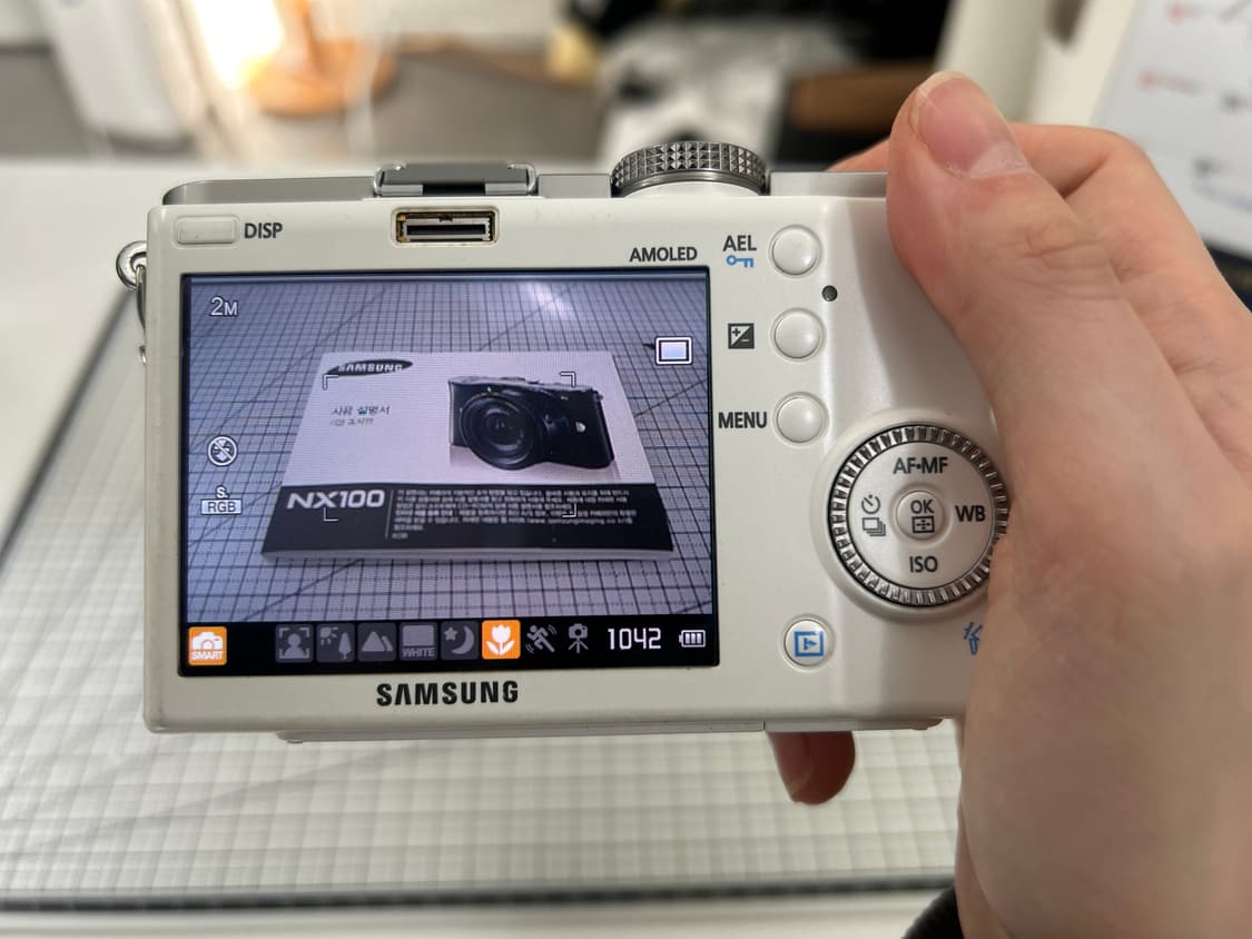 samsung NX100 카메라 화이트 상품이미지6