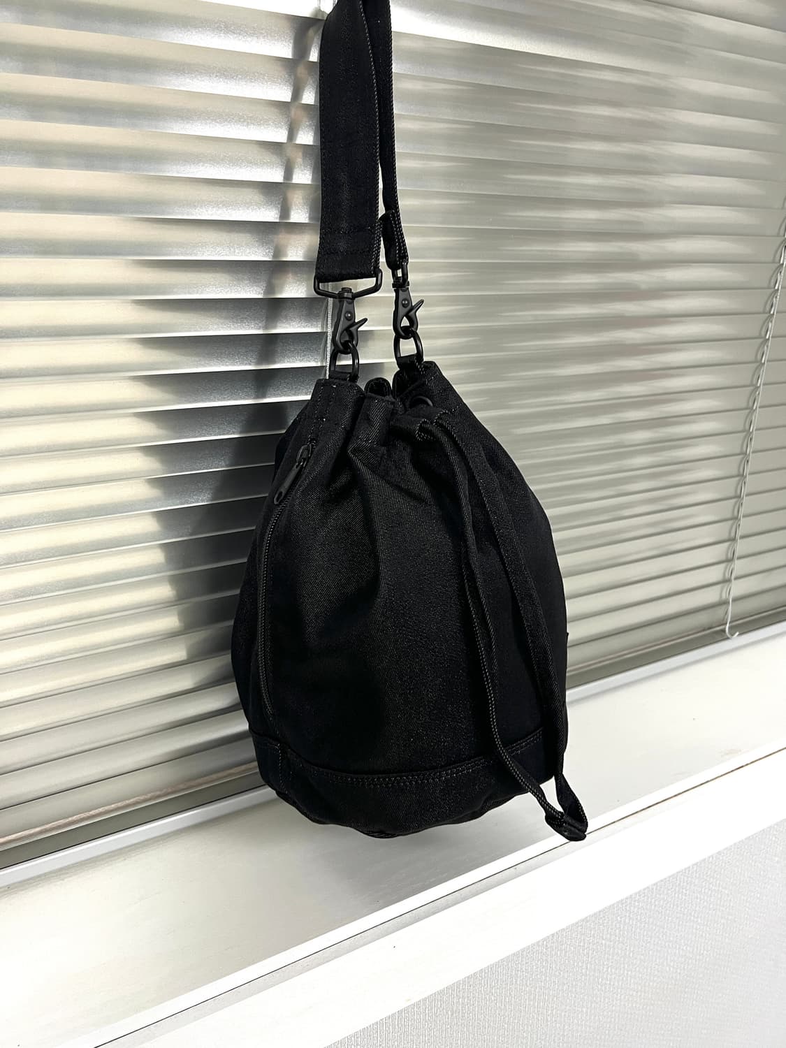 HEAD PORTER-DENIM TOTE BAG (Black)  상품이미지4