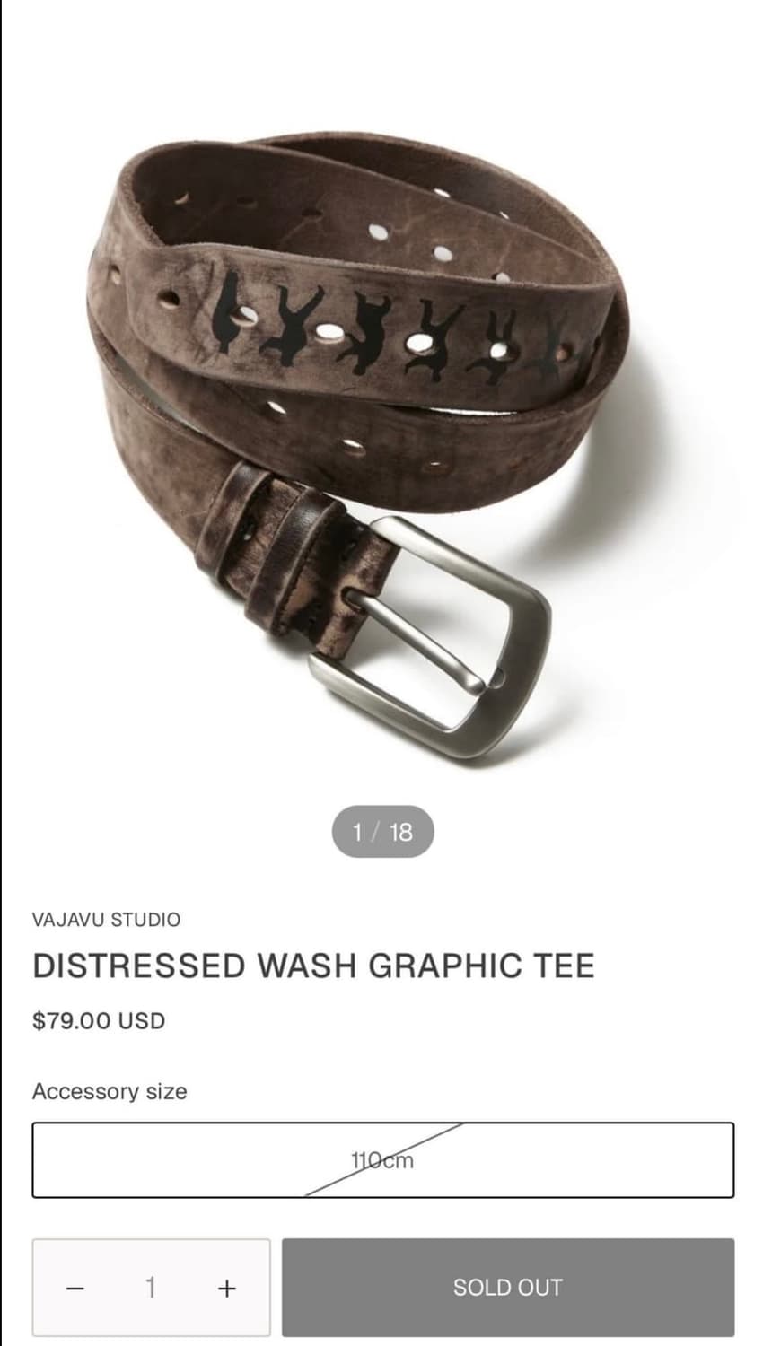 Vajavu leather belt 상품이미지3
