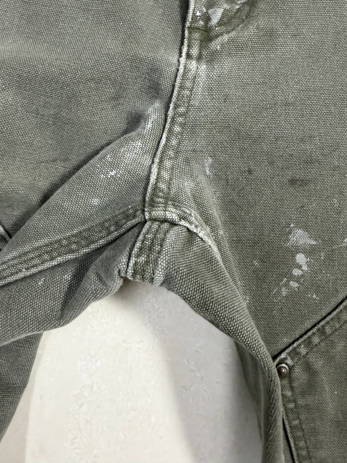 Carhartt  OG 빈티지 칼하트 더블니 팬츠 칼하트 MOS 모스그린 상품이미지6