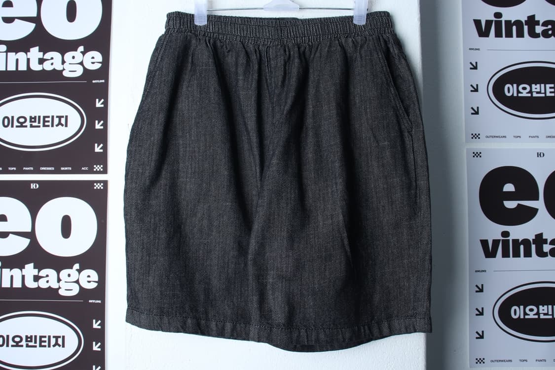 (XL-2XL) 토피 반바지 팬츠 버뮤다 생지 밴딩 블랙-P1P10280 상품이미지2