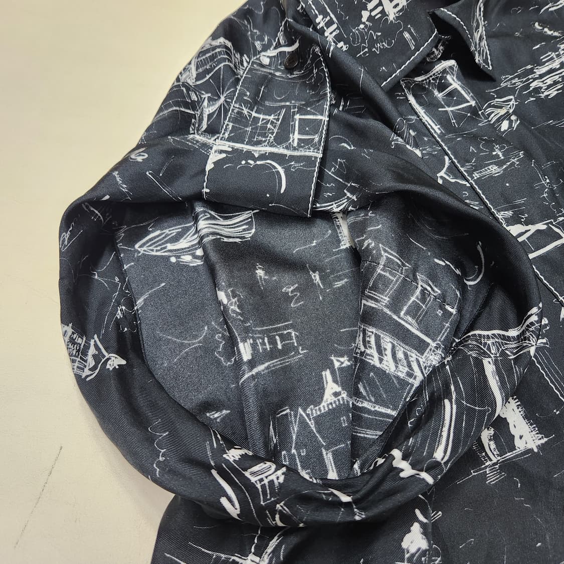 정품 버버리 여성 민소매 실크 블라우스 셔츠 Uk14 99 상품이미지6