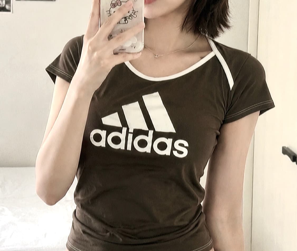 아디다스 모카브라운 반팔 상품이미지1