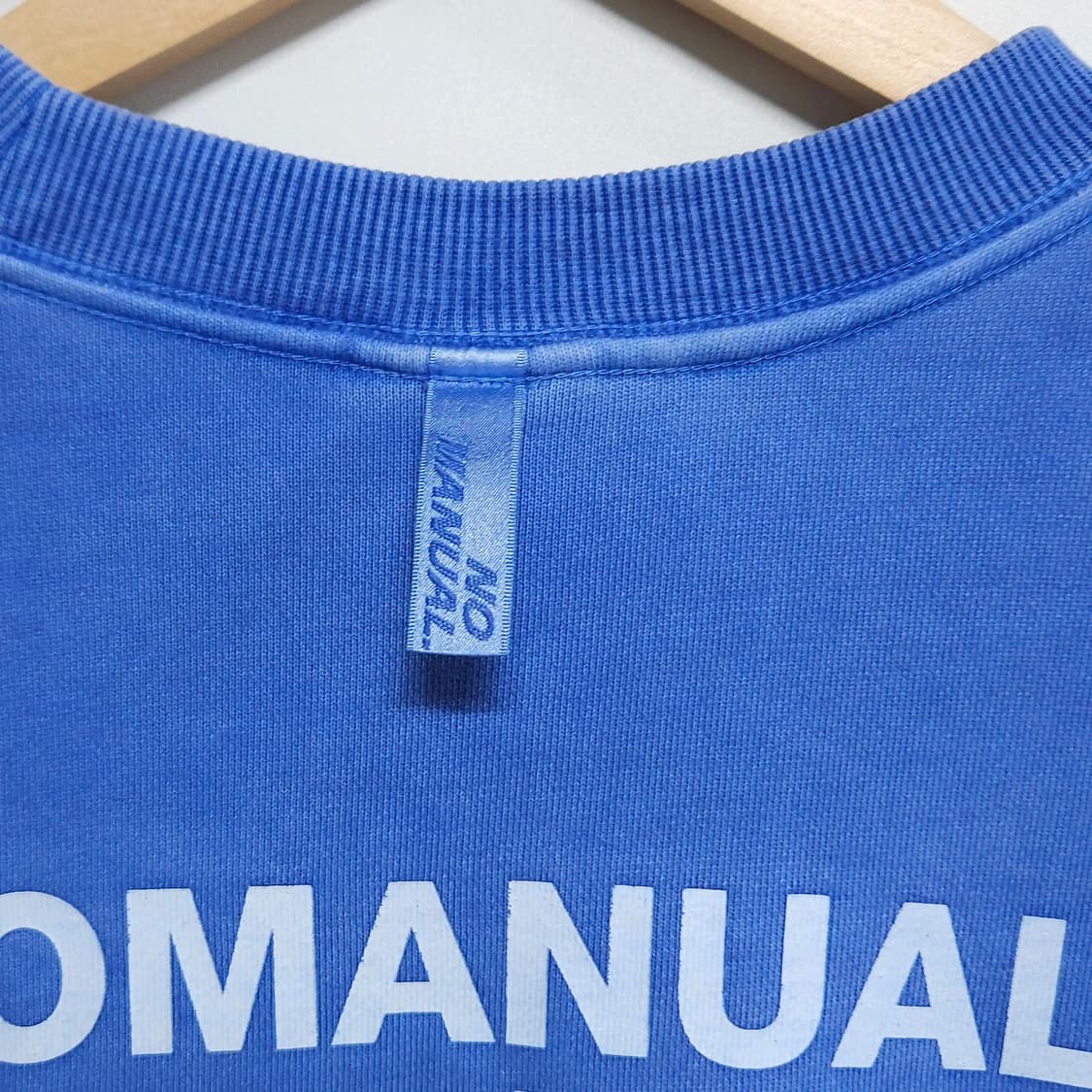 100)NOMANUAL 노매뉴얼 피그먼트 루즈핏 맨투맨 상품이미지7