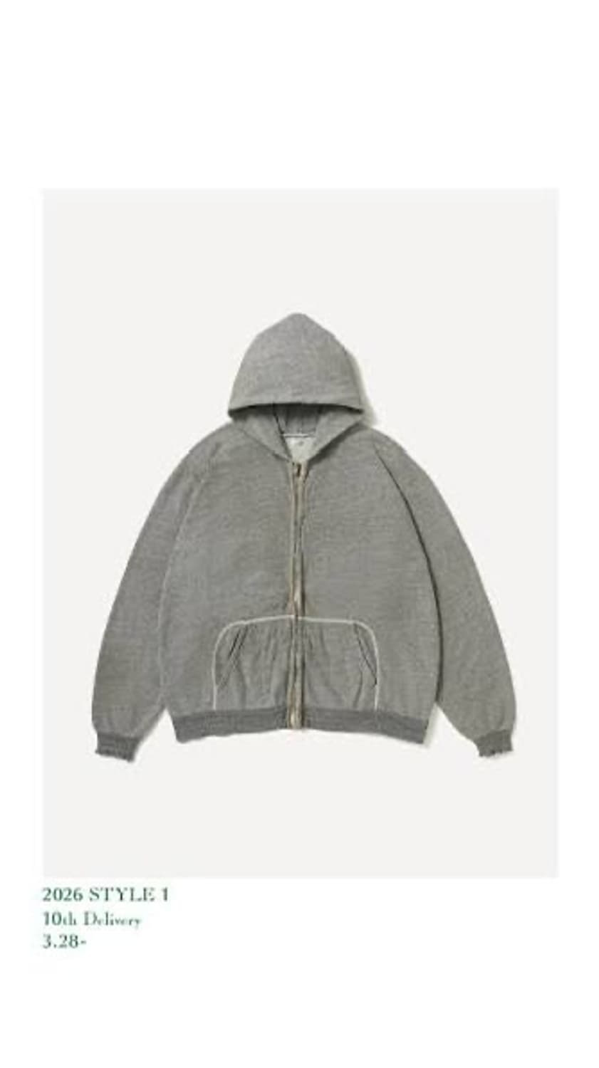 (새상품) A.PRESSE Vintage Light Weight Zip 상품이미지1