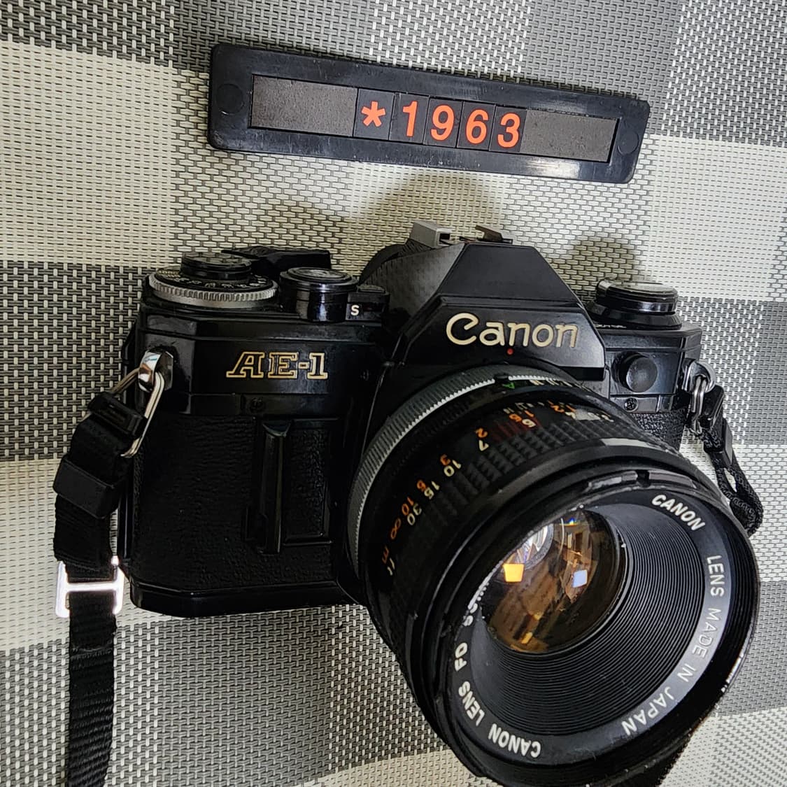 캐논 AE-1 필름카메라 실버바디 1.8 단렌즈 상품이미지2