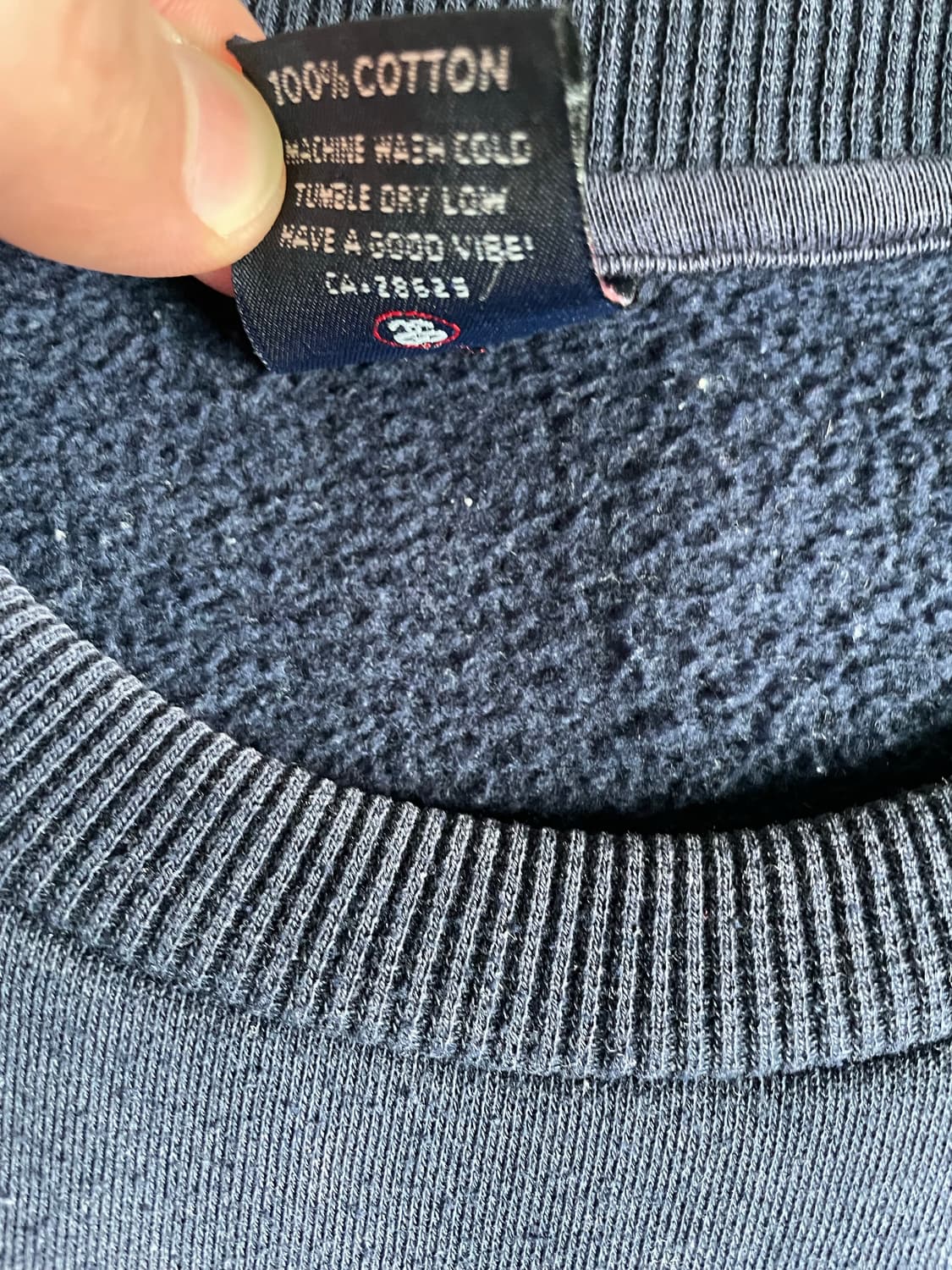[L] 빈티지 90s stussy 올드 스투시 스웻셔츠 네이비 상품이미지4