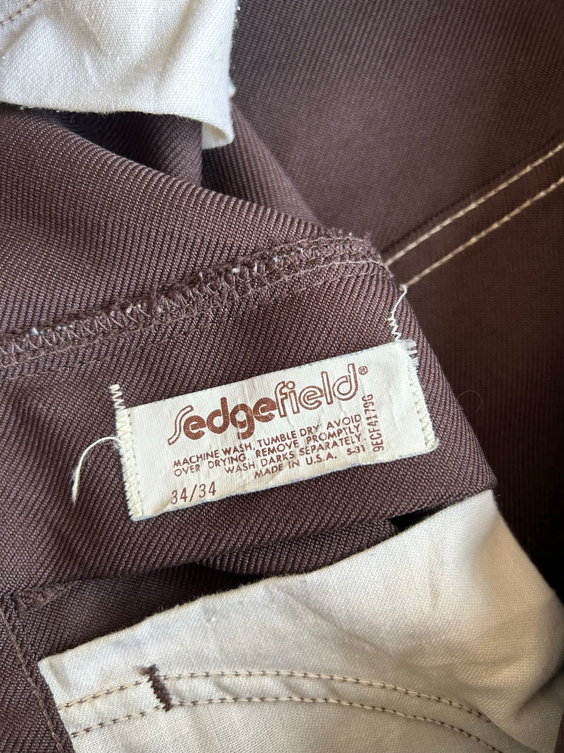 70‘s Sedge field 플레어팬츠 34in 상품이미지4