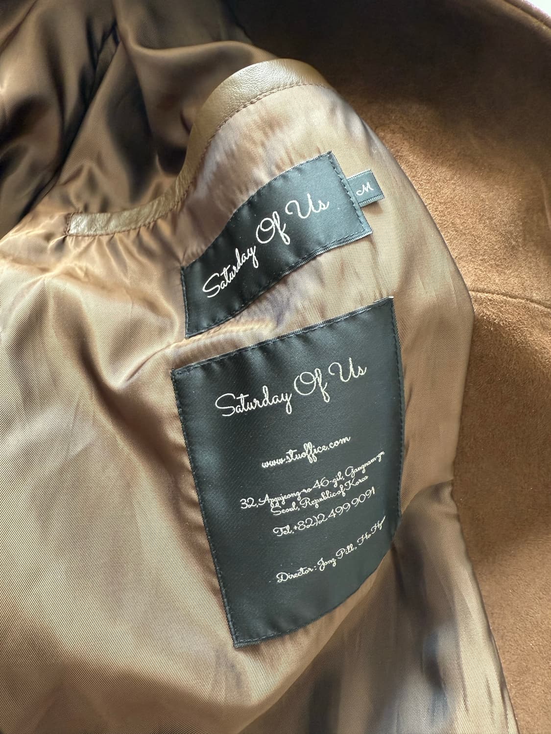 STU 스웨이드 바시티 브라운 [M] 상품이미지8