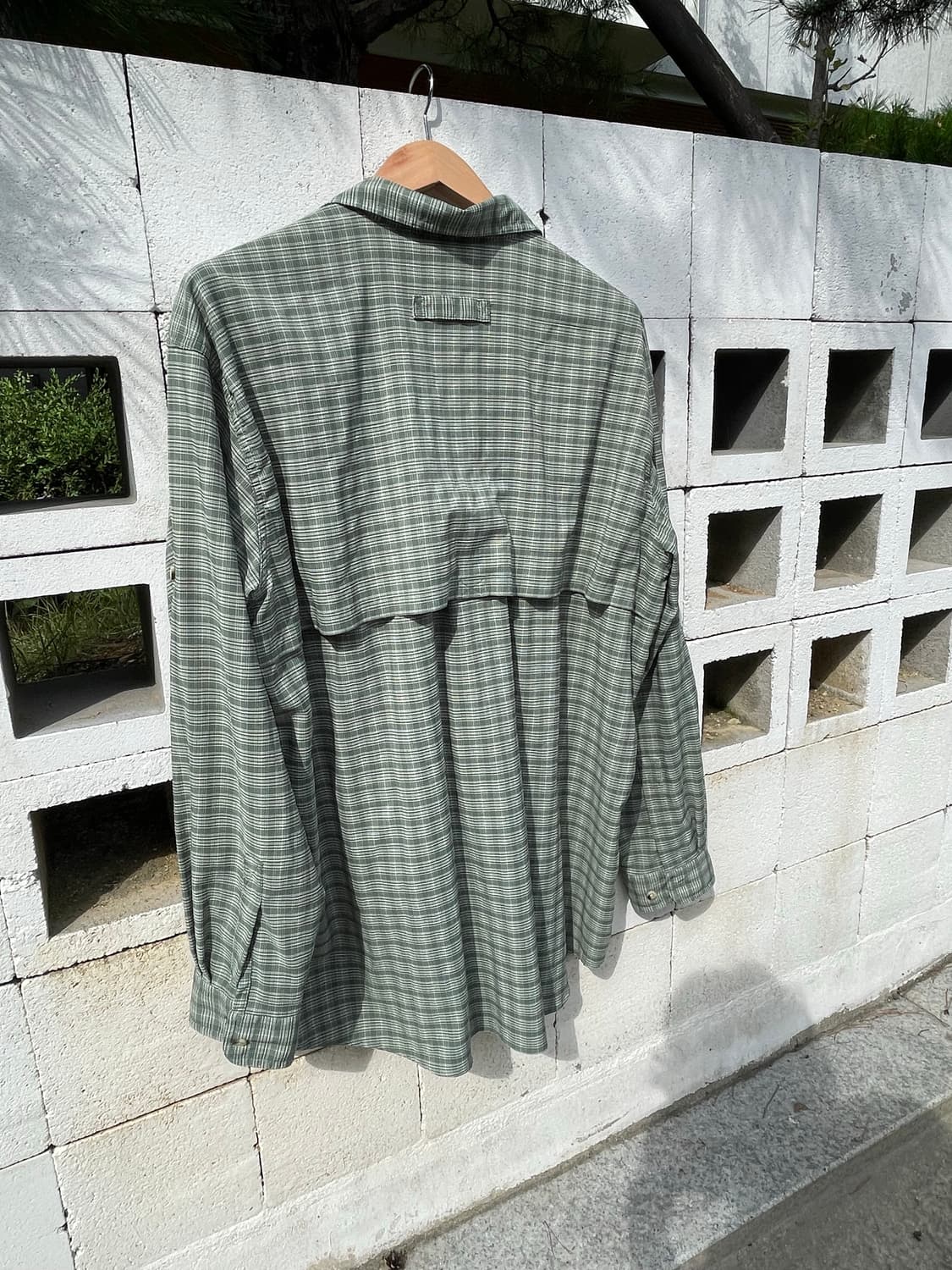 빈티지 엘엘빈 피싱 체크셔츠 xl 상품이미지5