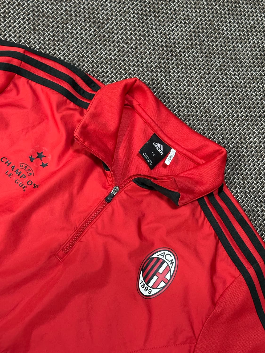 아디다스 AC 밀란 반집업 트랙탑 져지 상품이미지1