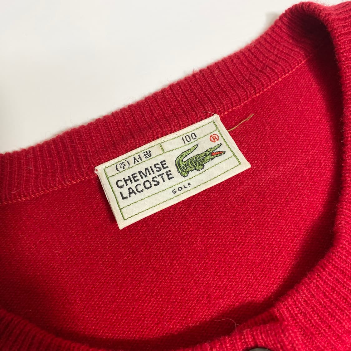 라코스테 니트 가디건 우먼 L 상품이미지2