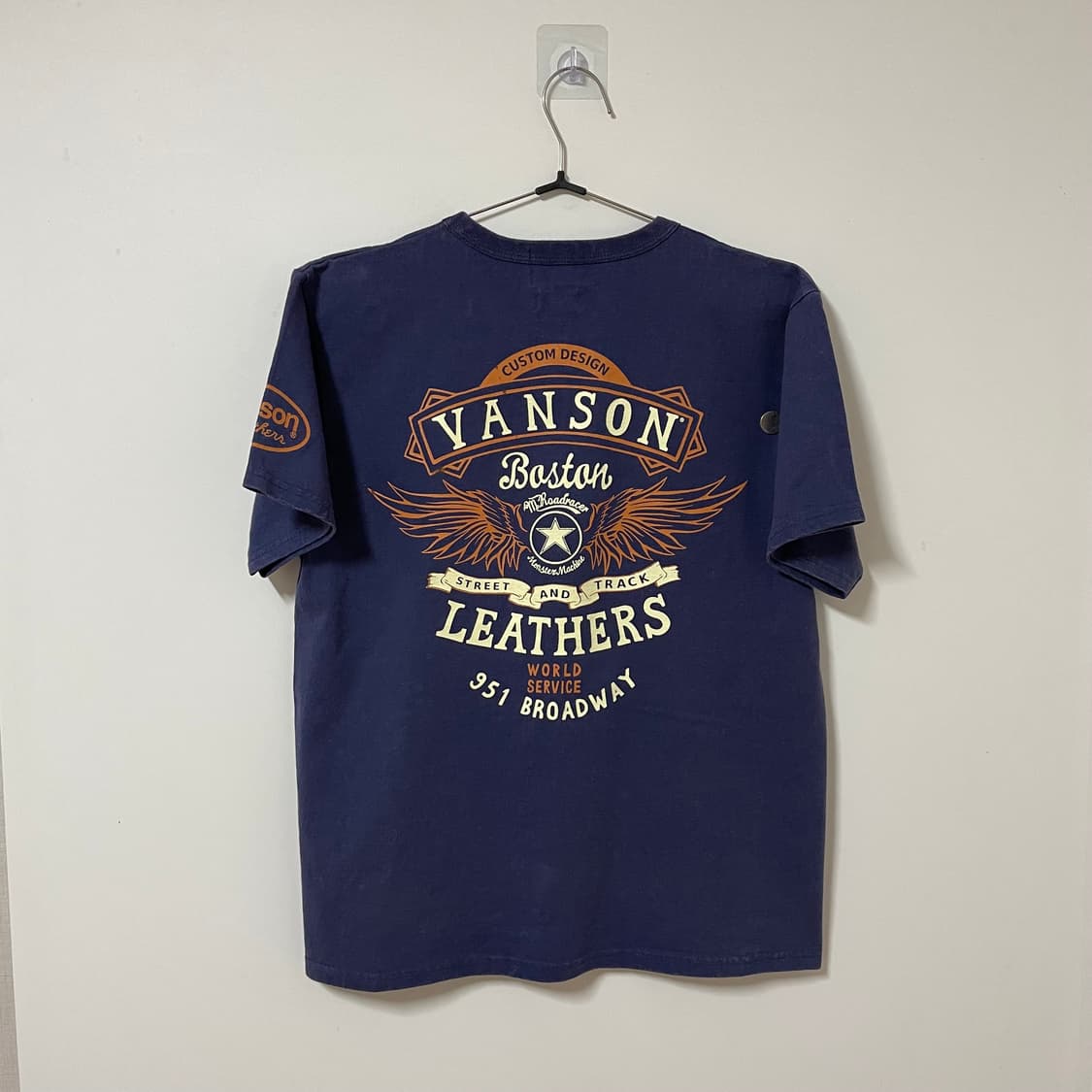 VANSON LEATHERS PUPLE SHORT SLEEVE 상품이미지6