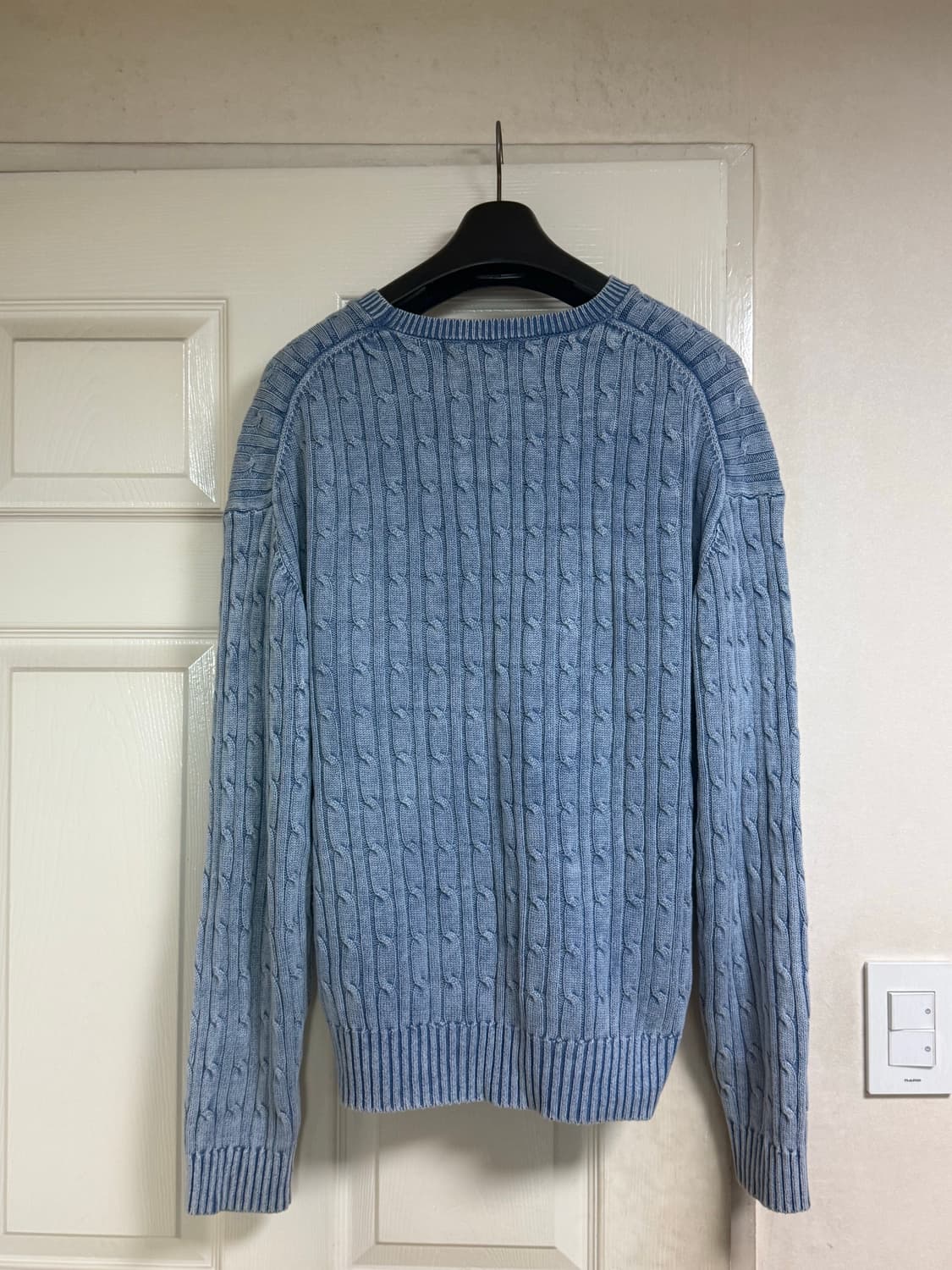 새터 클래식 다이드 케이블 니트 상품이미지3