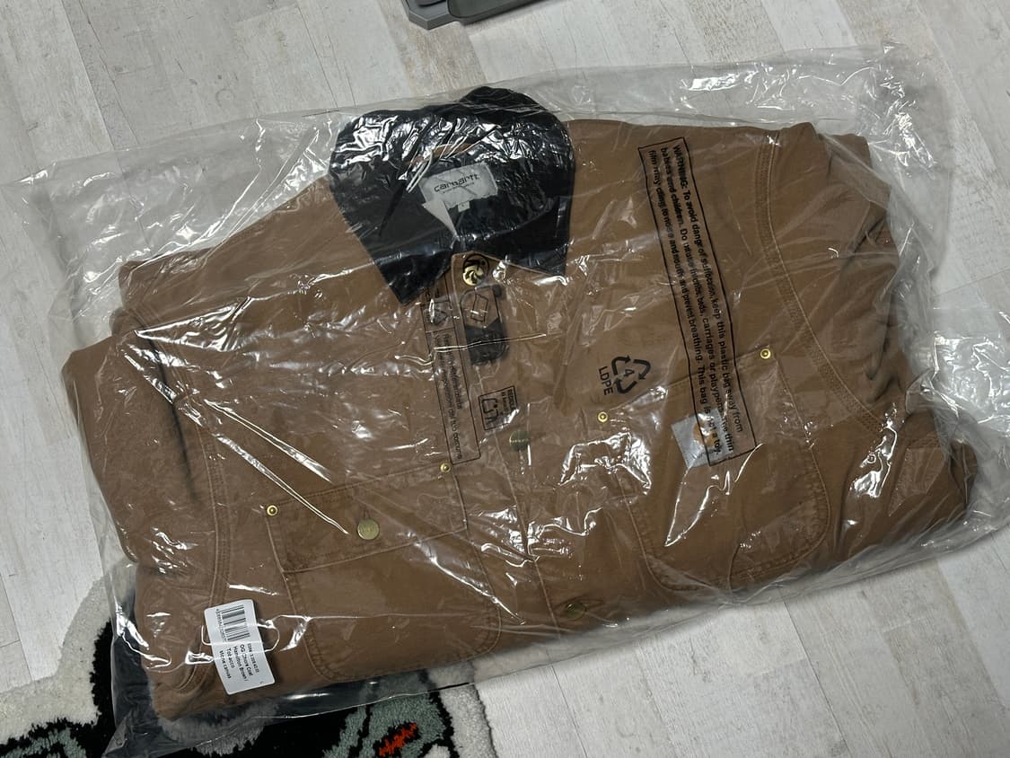 칼하트 WIP OG 초어 코트 L 해밀턴 브라운 토바코 새상품 상품이미지4