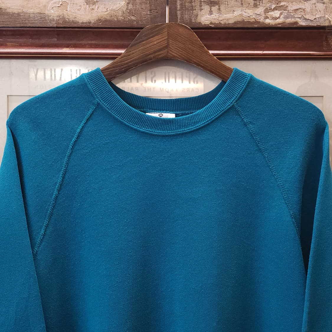 90s Lee 빈티지 스웻셔츠 플레인 스웻셔츠 청록색 xl 상품이미지3