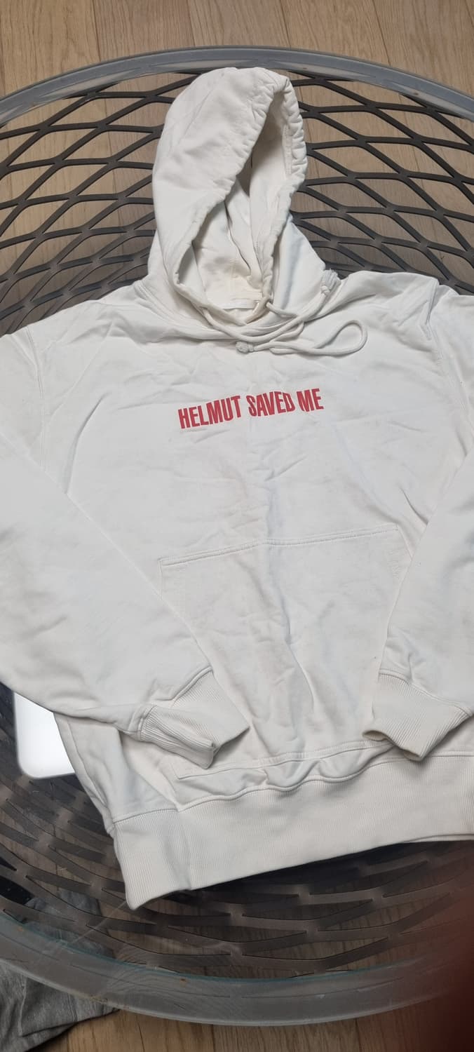 HELMUT LANG "HELMUT SAVED ME" 후디 M사이즈 상품이미지4