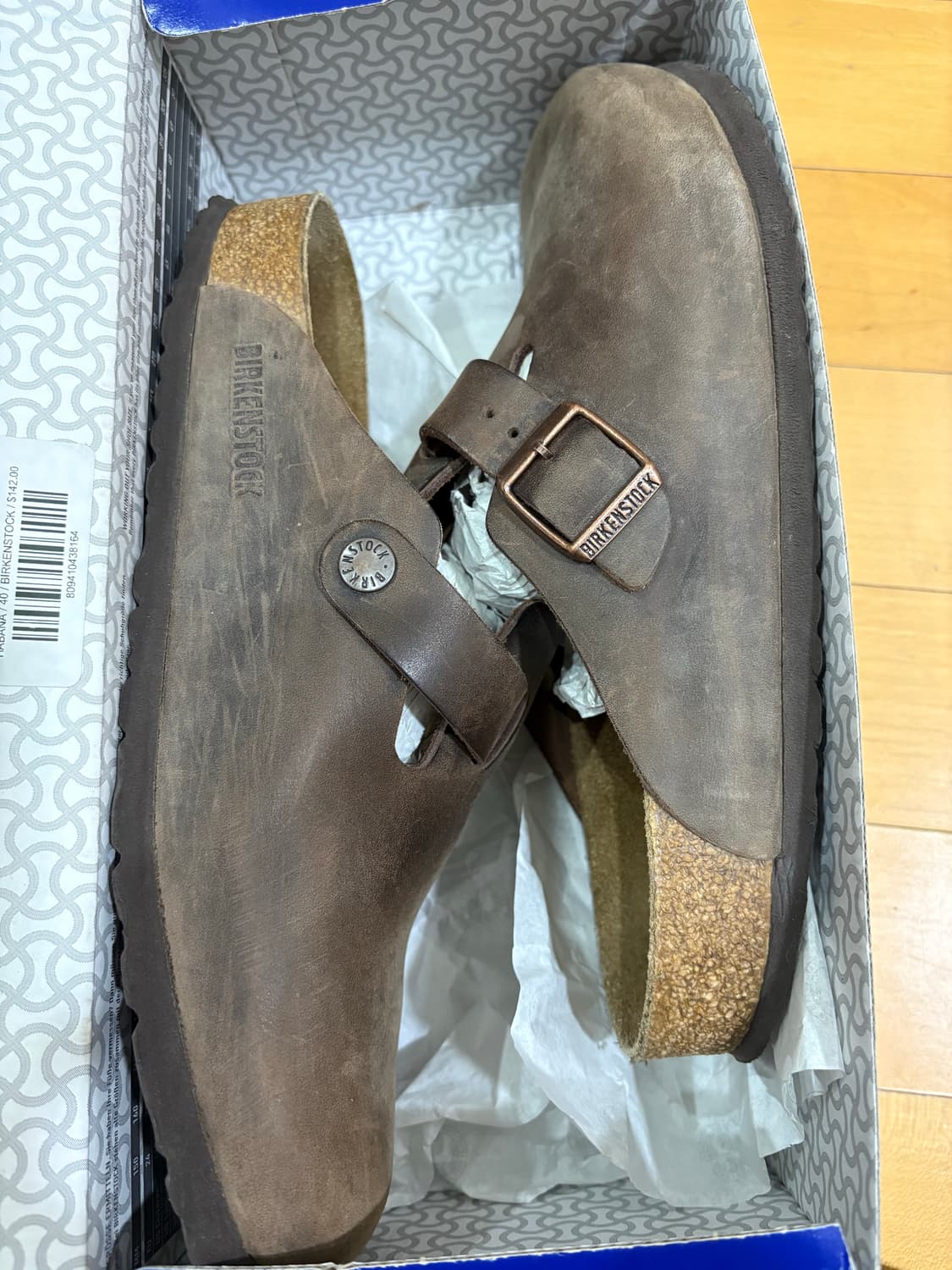 버켄스탁 보스턴 하바나 40사이즈 상품이미지8