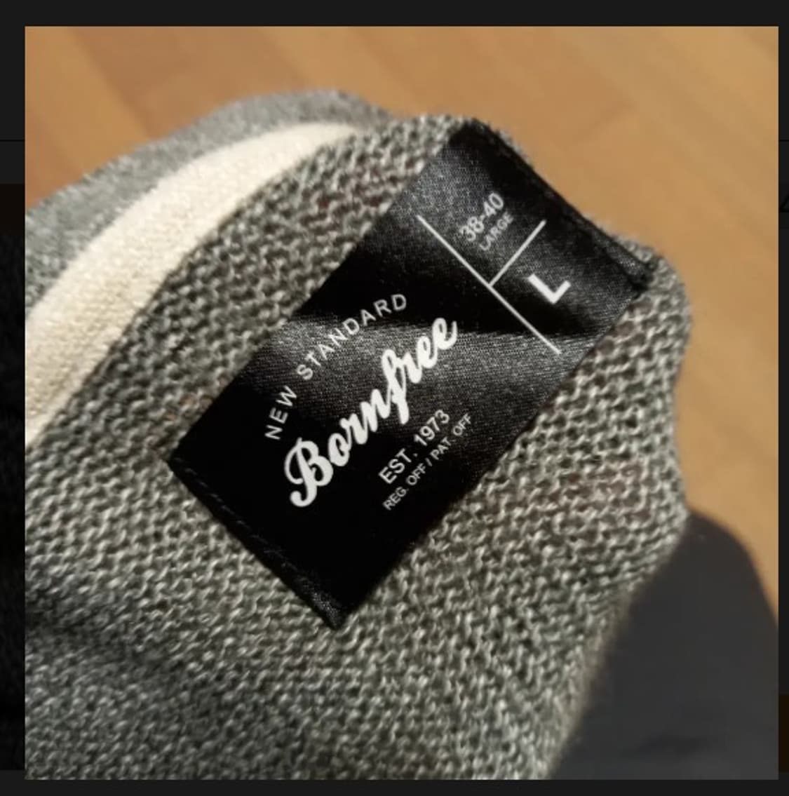 M / 일본 본프리 빈티지린넨가디건/남여/그레이//2도411 상품이미지4