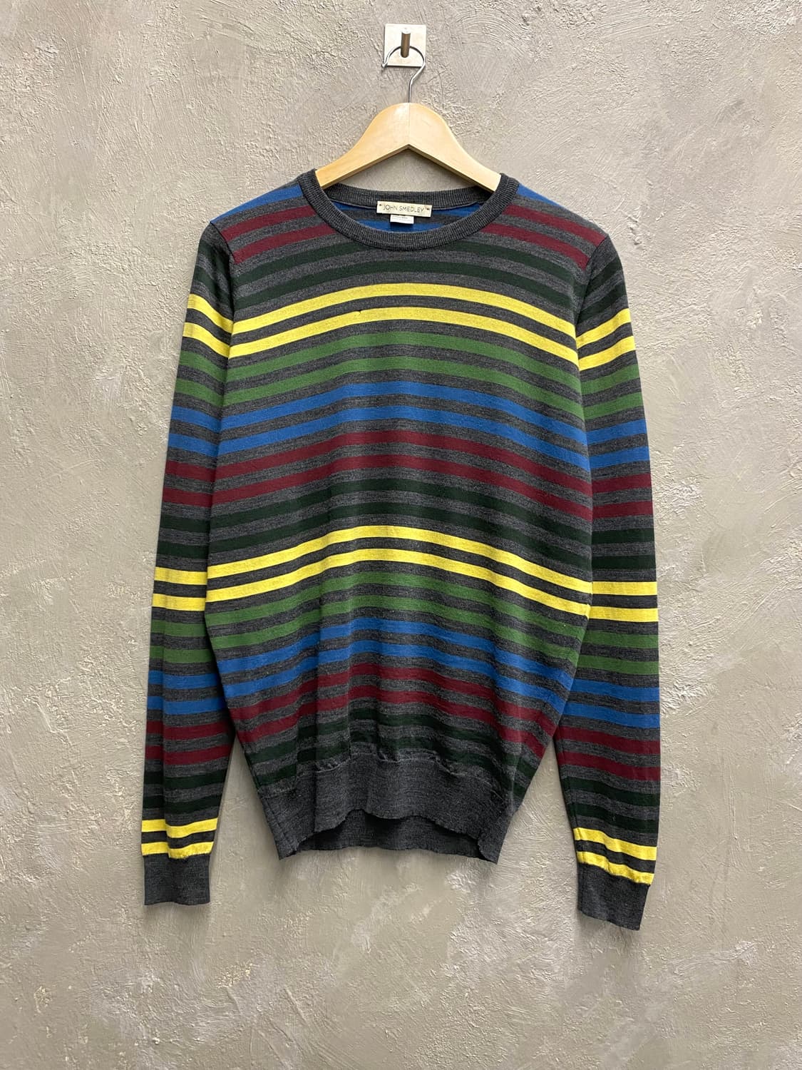 [S] John Smedley 존 스메들리 메리노 울 스트라이프 니트 상품이미지1