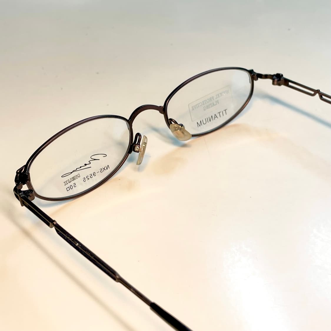 NEUX 일본의 하우스 브랜드 neux 사의 빈티지 안경 상품이미지3