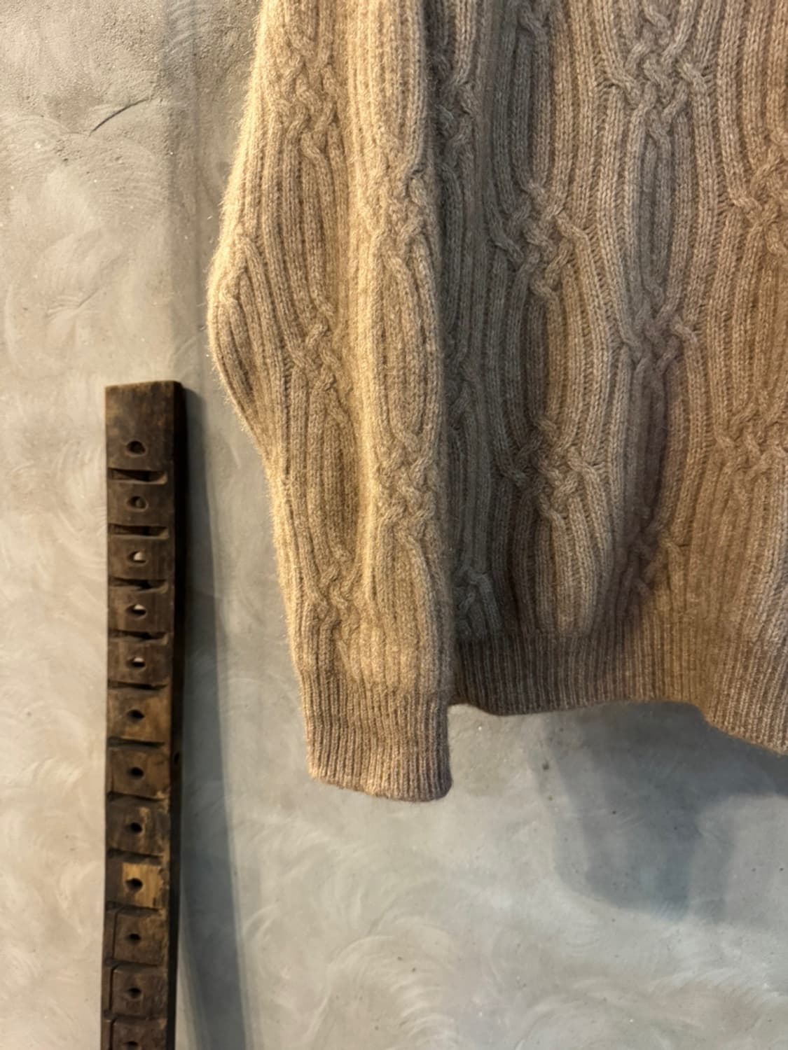 컨트리타임 캐시미어 케이블 니트 100 상품이미지5