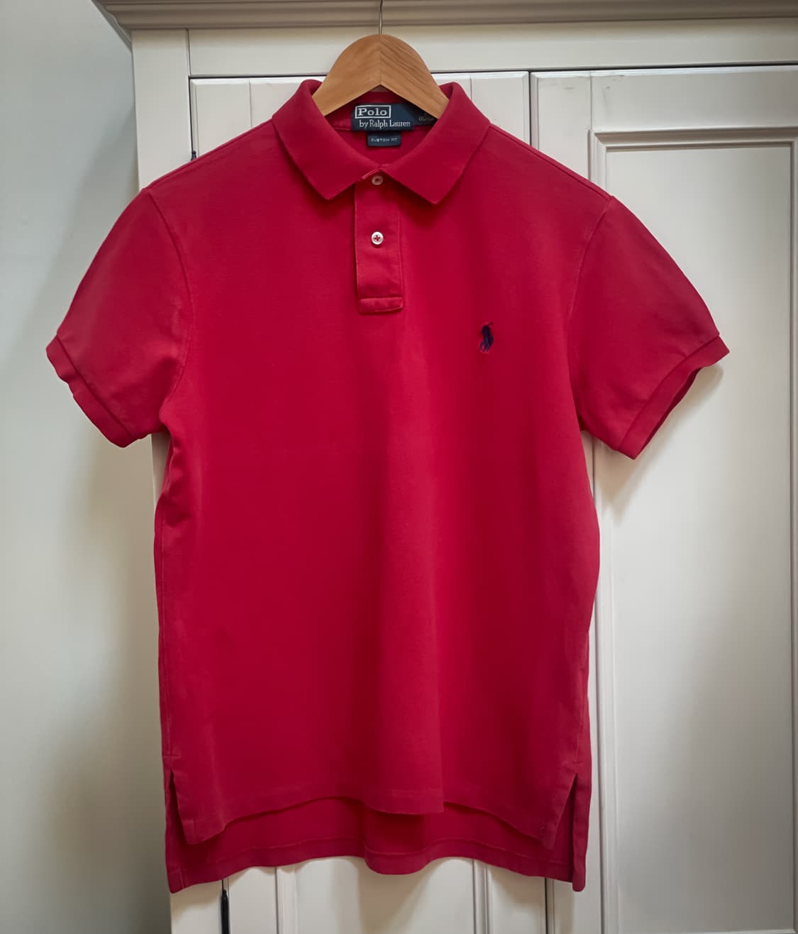 폴로 레드 반팔 카라티 상품이미지1