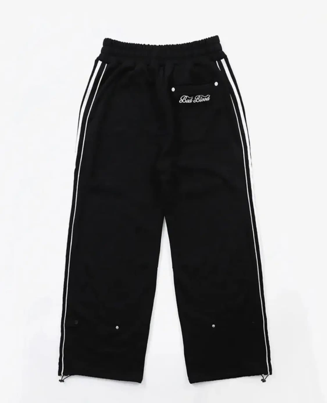 배드블러드 빌리 2 Way 커브드 조거 트라우져 트레이닝 팬츠 블랙 상품이미지2