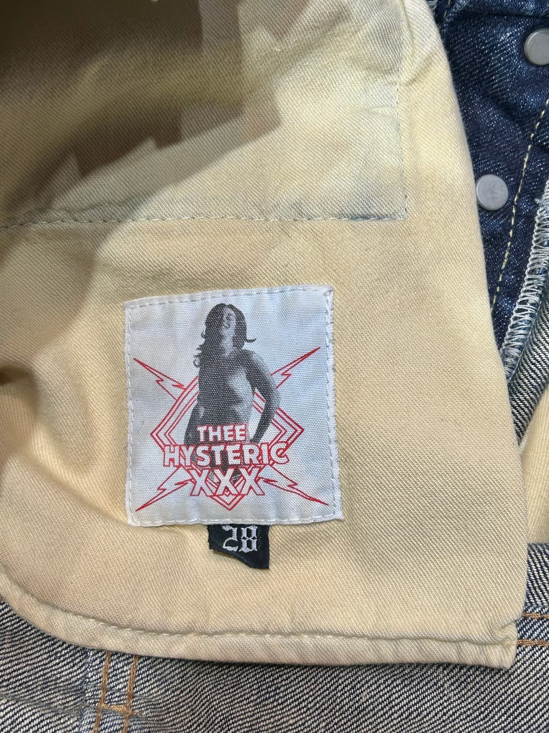 thee hysteric xxx jeans 더 히스테릭 xxx 슬림진 상품이미지6