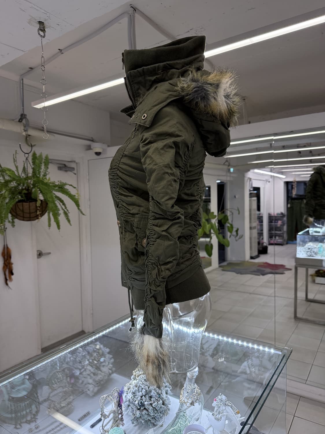 shirring cargo padded jacket 상품이미지6