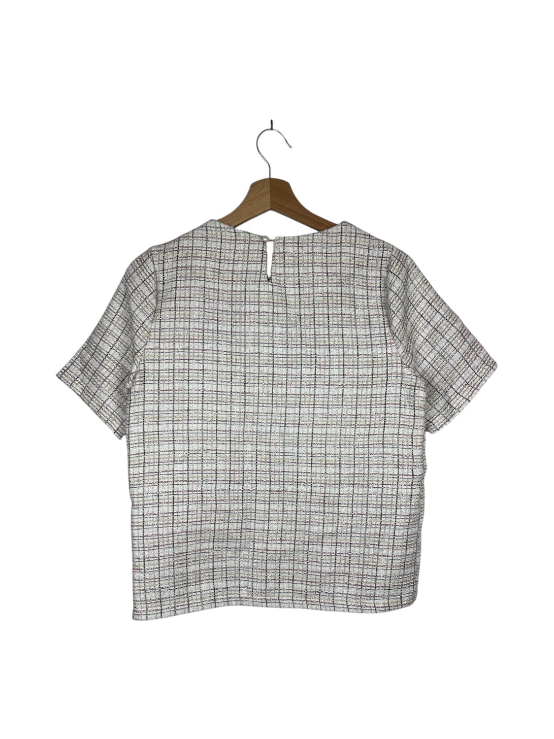 Doula 트위드 반팔 상의 OS 상품이미지2