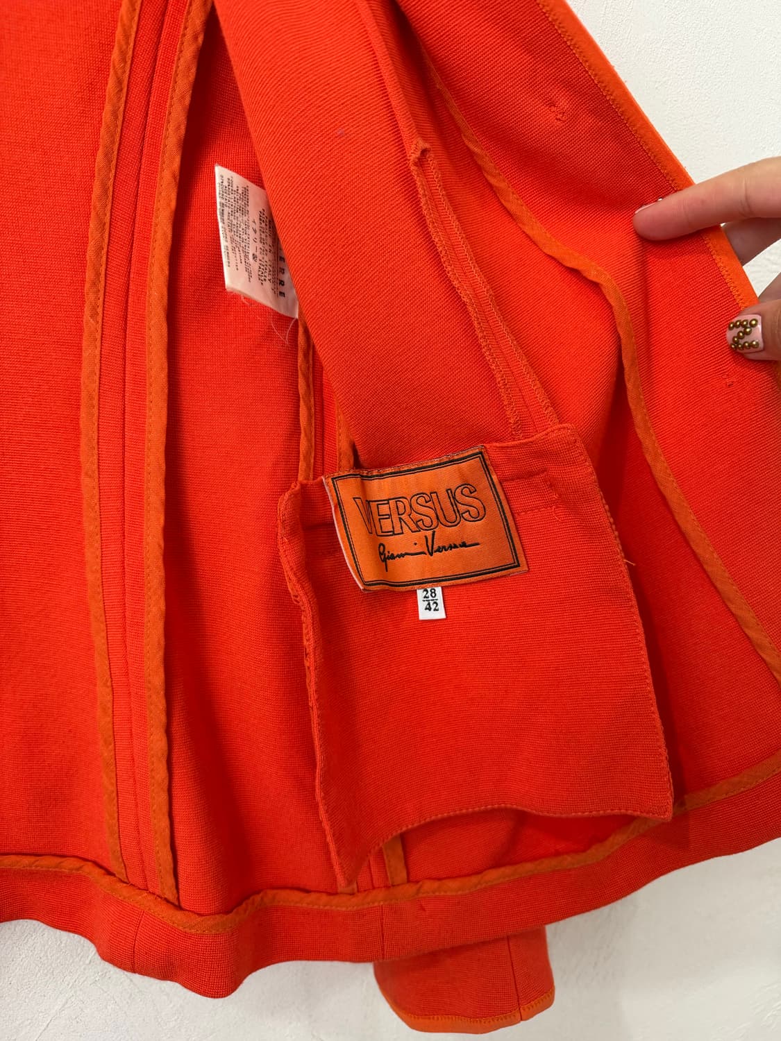 베르수스 베르사체 컷아웃 져지 자켓 상품이미지4