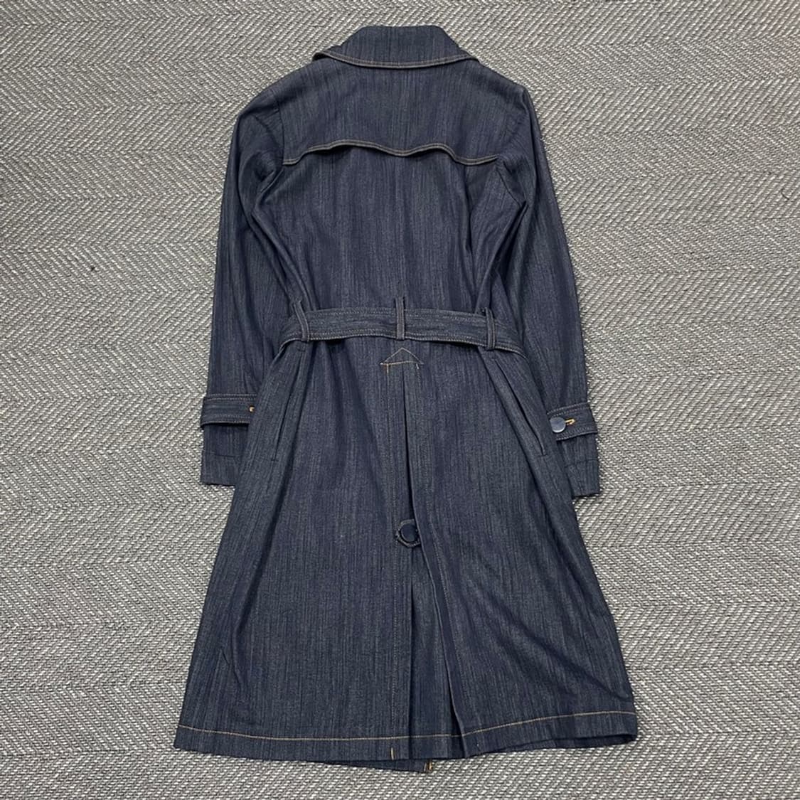 데리스 더블 버튼 데님 코트 v0324 상품이미지2