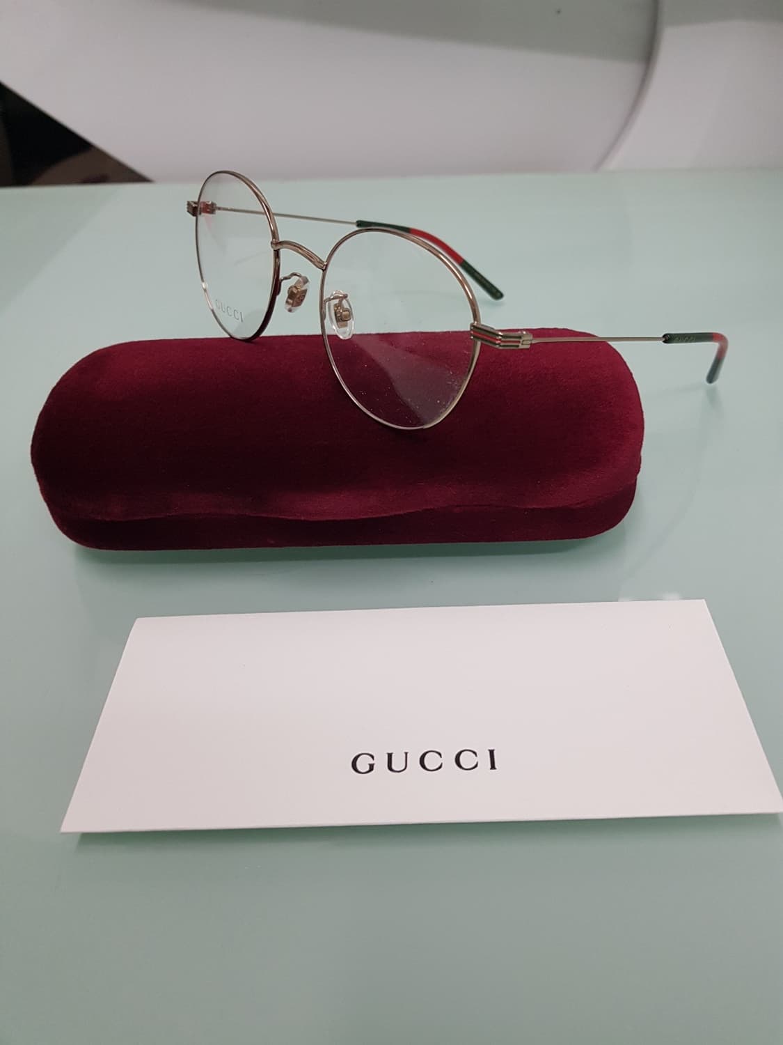 새상품 풀구성)구찌 남녀골드안경테 (초경량) 상품이미지3