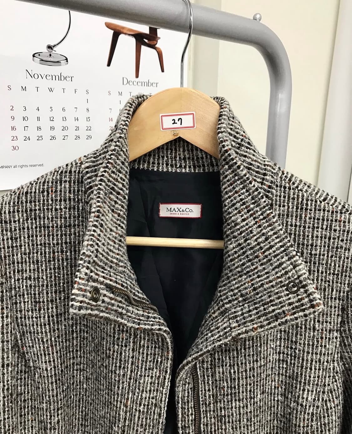 막스마라 막스엔코 트위드 코트 상품이미지3