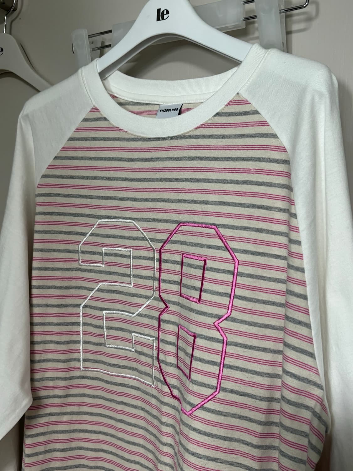 엔조 블루스 믹스 패브릭 박시 LST (Ivory)/ 정가 69,000 상품이미지2