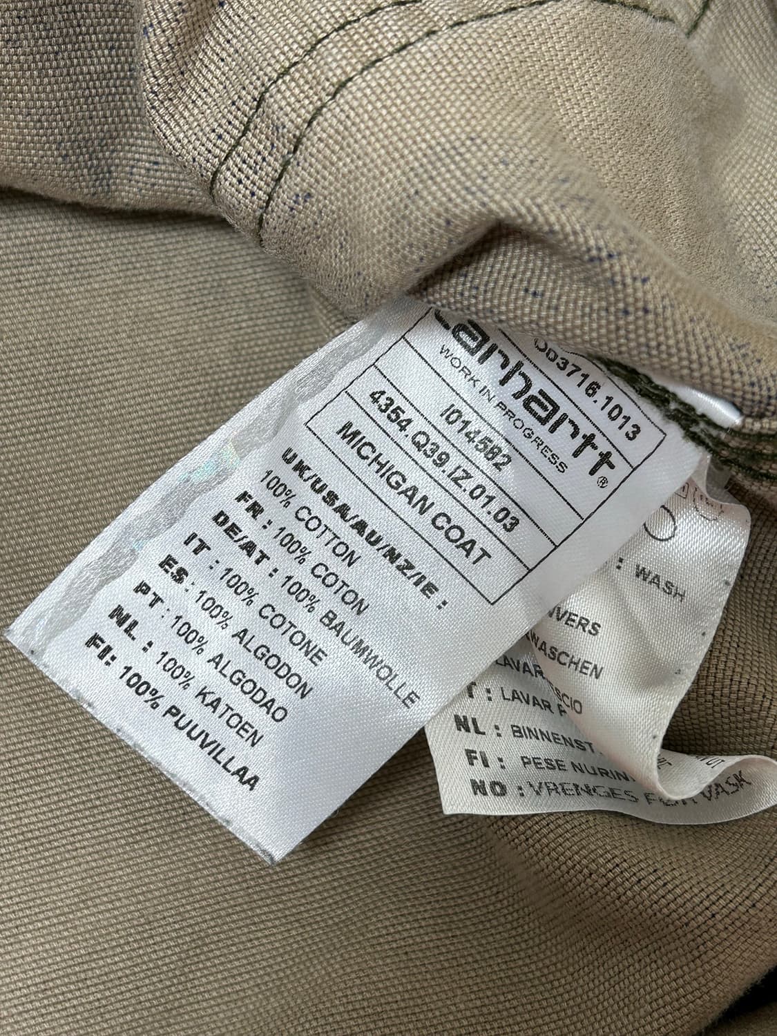 칼하트 wip 카모 미시건 코트 셔츠 상품이미지5