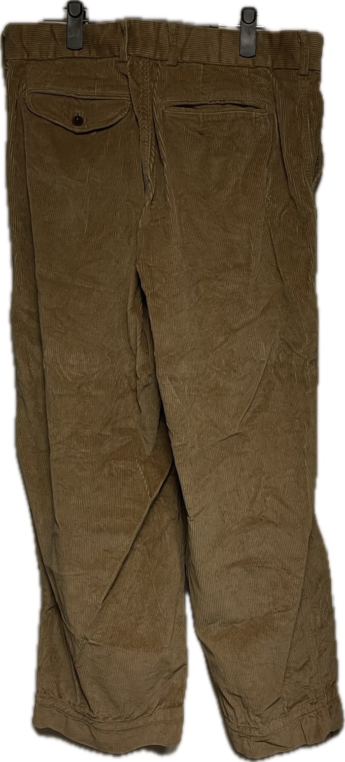 컬러 브라운 와이드 코듀로이 팬츠 상품이미지2