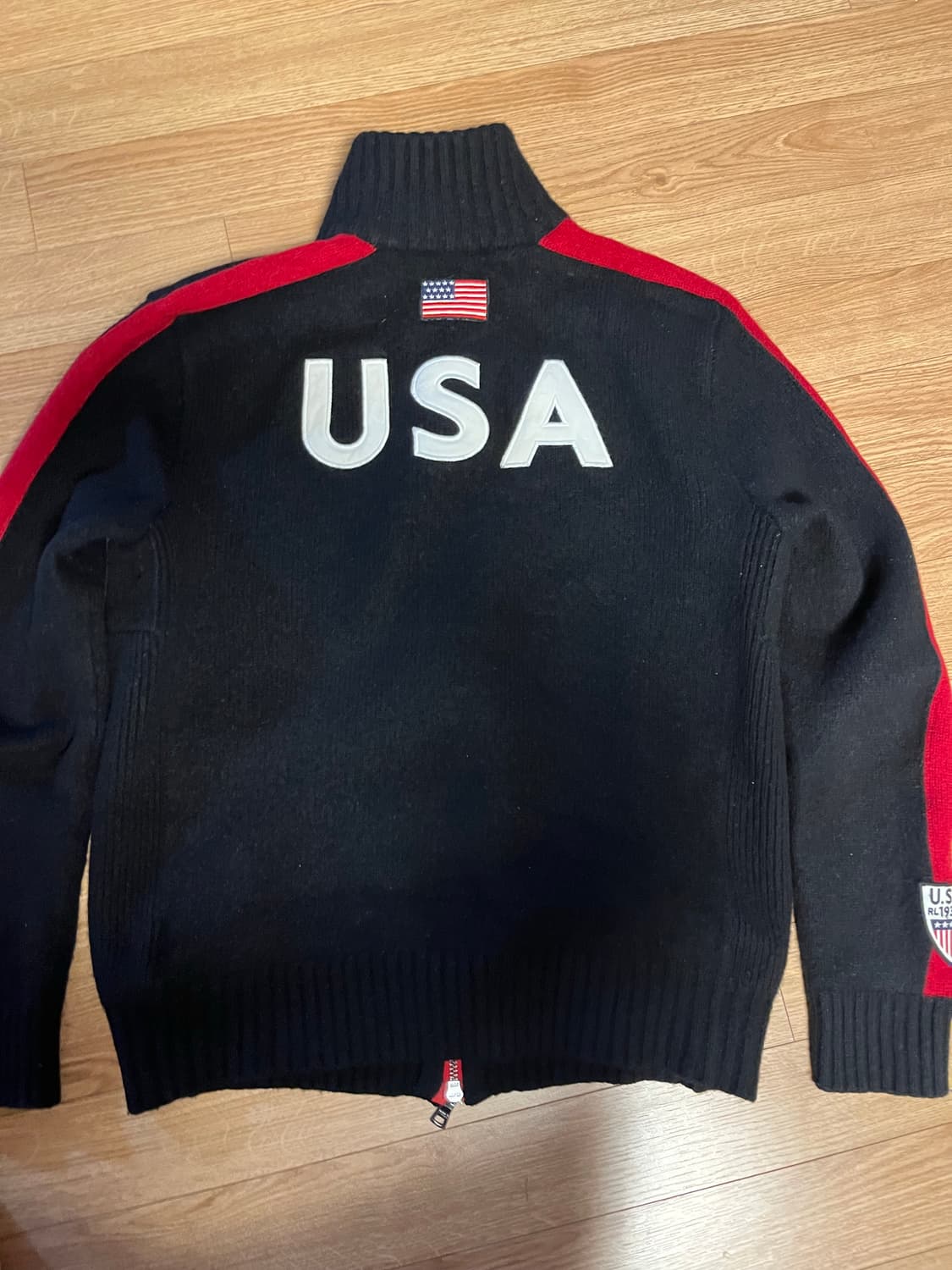 폴로 랄프로렌 빅포니 램스울 니트집업 상품이미지3