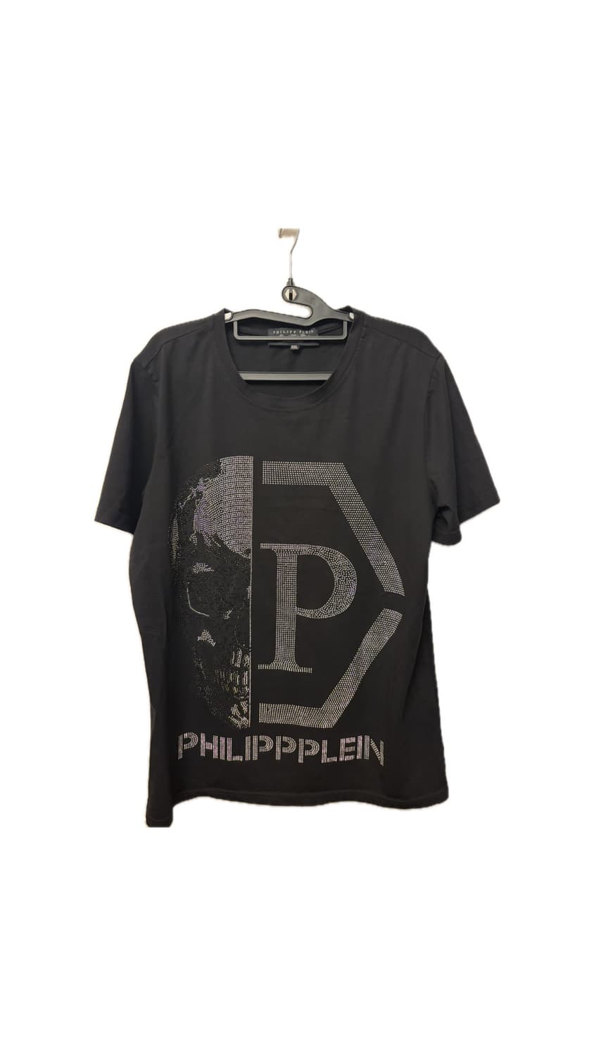 Philipp Plein Half Skull Cubic Tee 상품이미지1