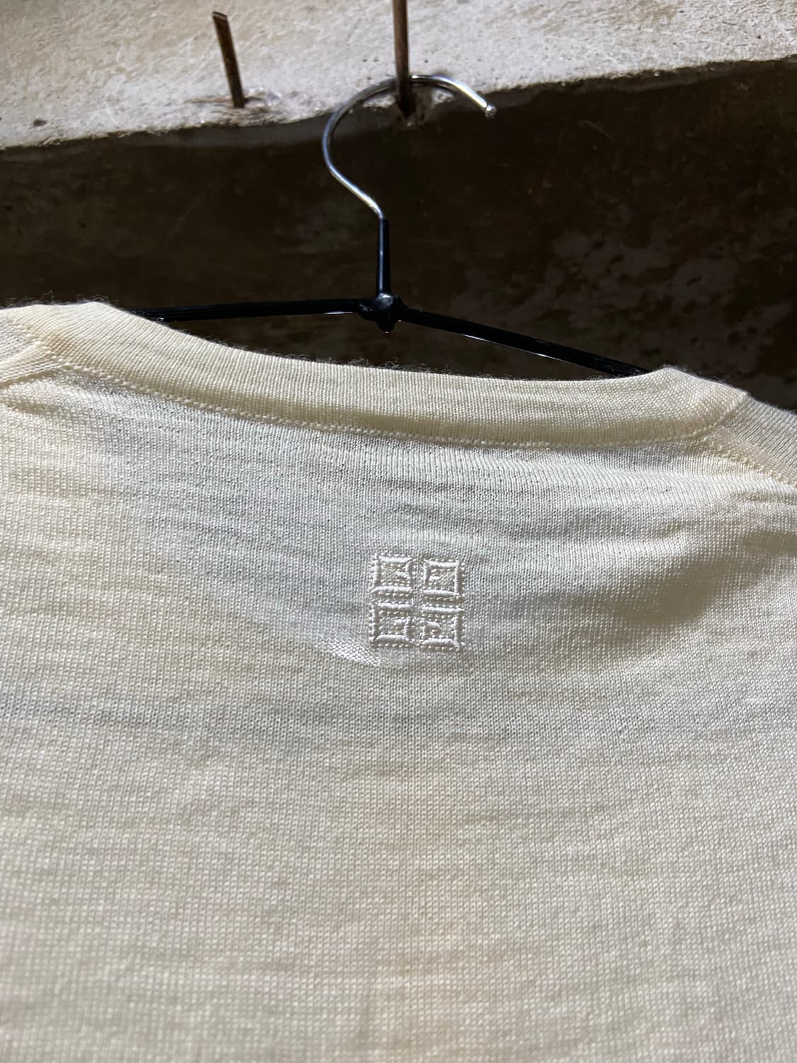 90s GIVENCHY 지방시 아이보리 컬러 가디건 상품이미지8