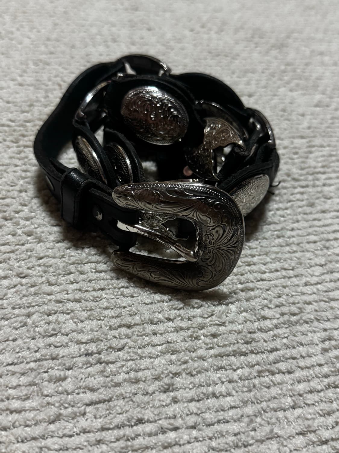 90s USA 토니라마 카우레더 웨스턴벨트 32사이즈 상품이미지2