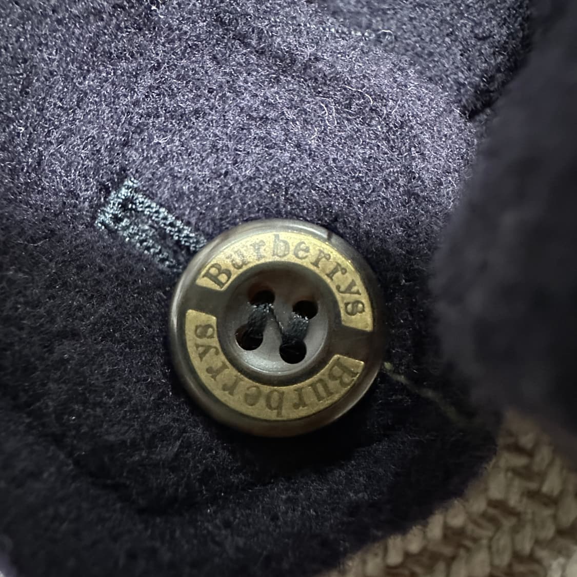 BURBERRYS england made heavy wool coat 상품이미지4