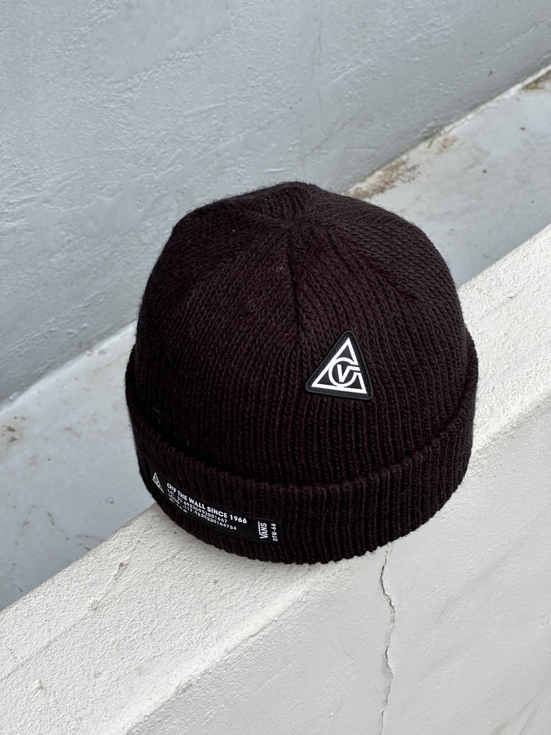 [M-L] 반스 로고 블랙 비니 모자 상품이미지2