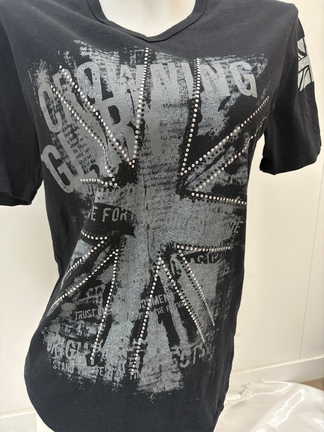 Y2K 스터드 포인트 반팔 티셔츠 상품이미지2