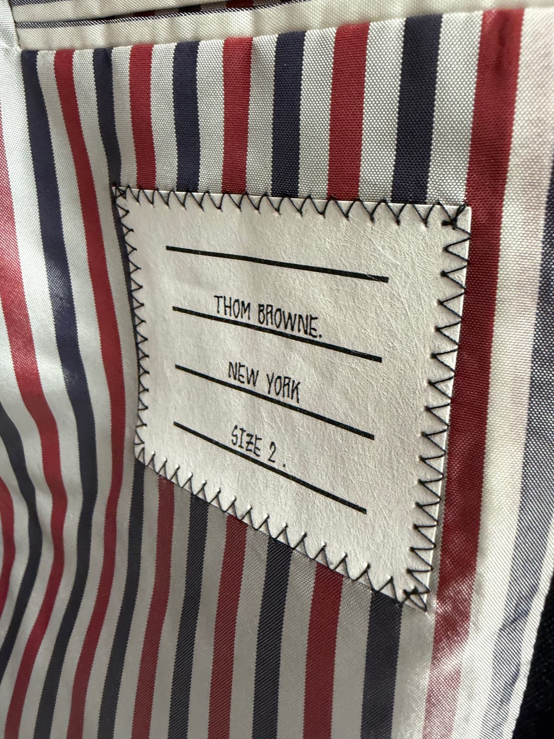 톰브라운 체스트 필드 사선 코트 (95)  상품이미지7