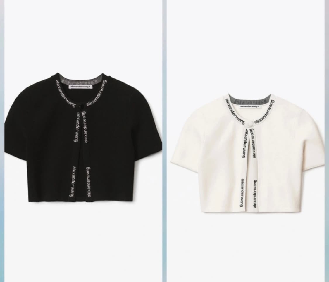 [새상품] 알렉산더왕 크롭 가디건 상품이미지1