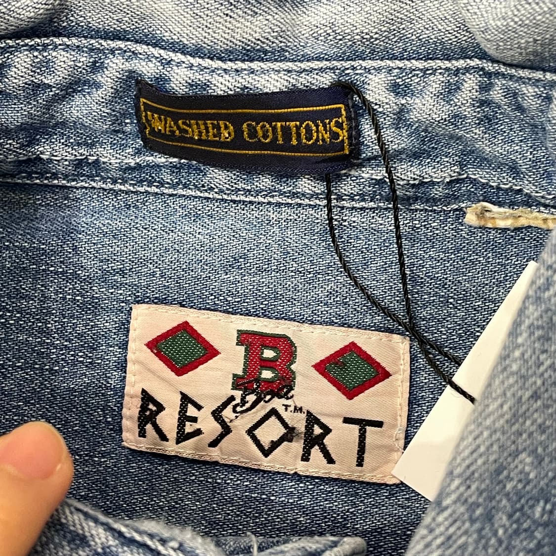 Boa Resort 보아 리조트 빈티지 데님 셔츠 상품이미지5