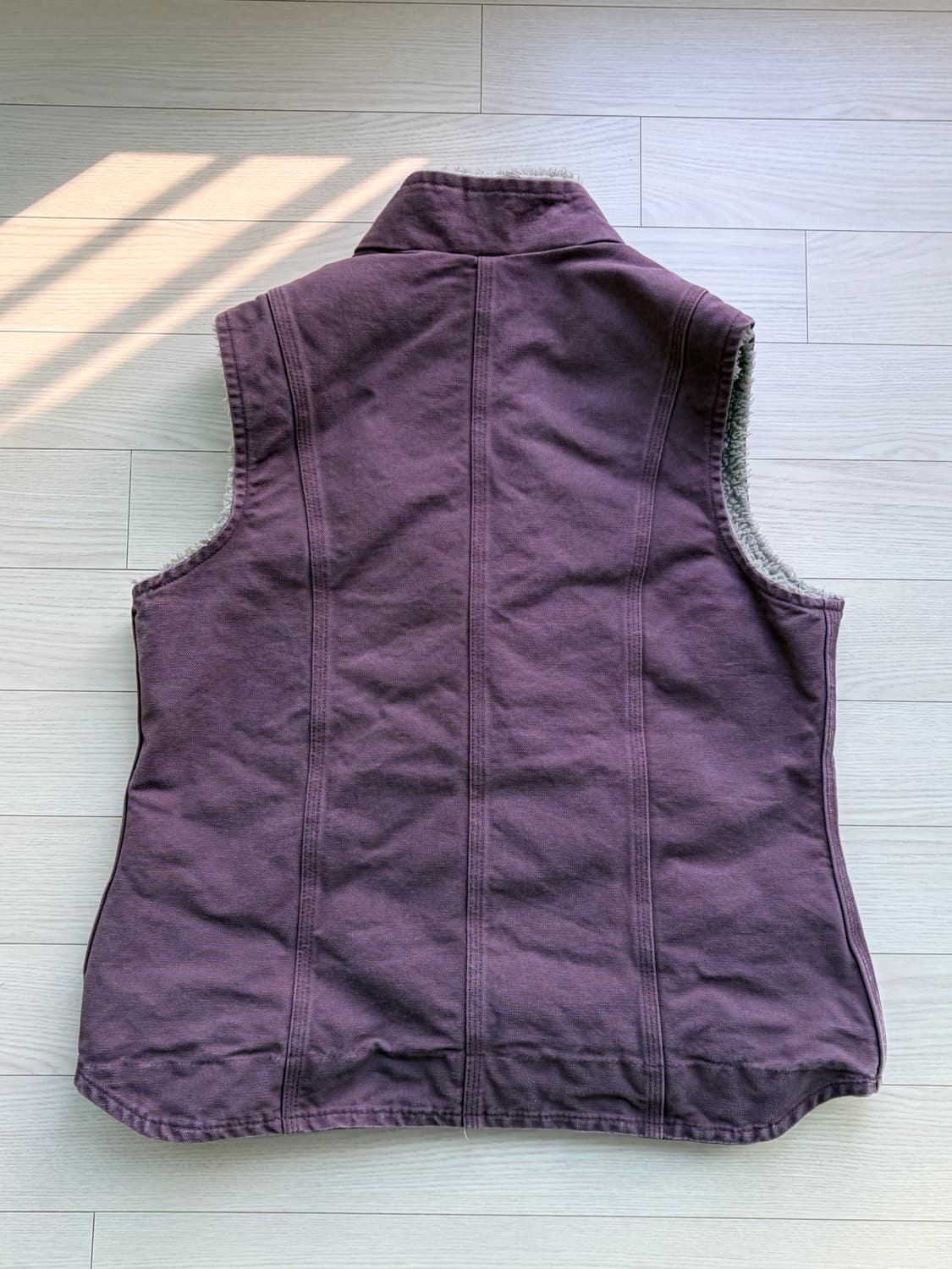 칼하트 덕 쉐르파 우먼 베스트 퍼플 자켓 L (100) 상품이미지2